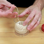 Kuchenprofi Kitchen Twine with Acrylic Twine Dispenser, Includes 164 Feet of Cooking and Baking String