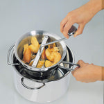 Küchenprofi Stainless Steel Food Mill, Large, 18/10 Stainless Steel, 4 Interchangeable Discs, Strainer for Sauce