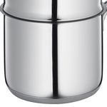 Kuchenprofi Mini Double Boiler Set w/ Glass Lid, 1.6 qt., 5.5-Inch Diameter