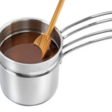 Kuchenprofi Mini Double Boiler Set w/ Glass Lid, 1.6 qt., 5.5-Inch Diameter