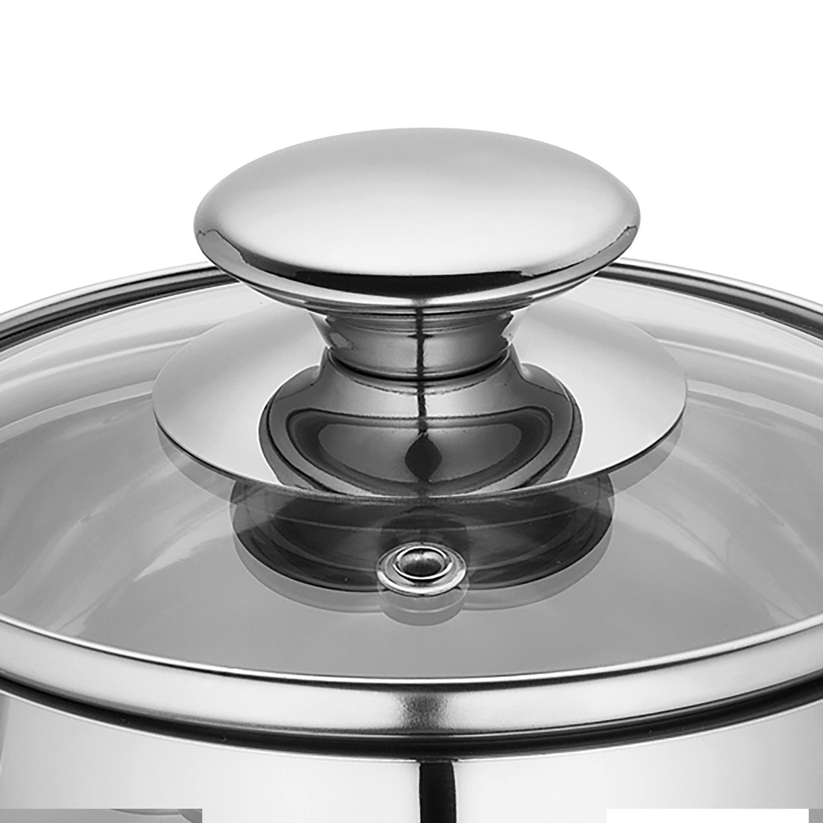 Kuchenprofi Mini Stockpot w/ Glass Lid, 1 qt., 5.5-Inch Diameter