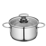 Kuchenprofi Mini Stockpot w/ Glass Lid, 1 qt., 5.5-Inch Diameter