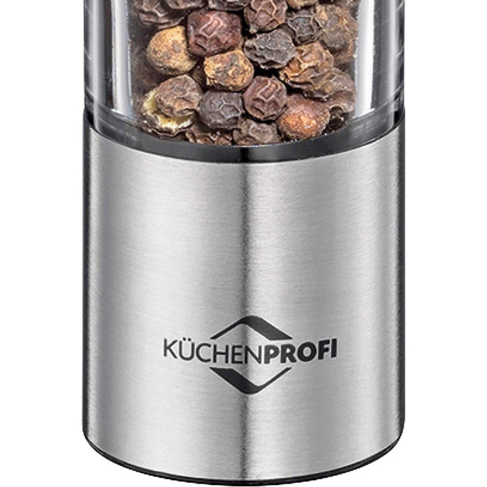 Kuchenprofi Pepper Push Mill Grinder, Stainless & Acrylic
