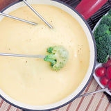 Swissmar Lugano 9 Piece Fondue Set, Cherry