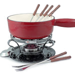 Swissmar Lugano 9 Piece Cast Iron Fondue Set