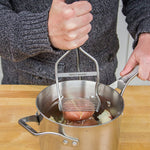 Kitchen Innovations Diamond Series Potato Masher, Black