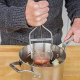 Kitchen Innovations Diamond Series Potato Masher, Black