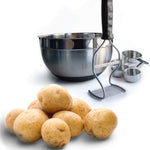 Kitchen Innovations Diamond Series Potato Masher, Black