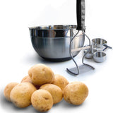 Kitchen Innovations Diamond Series Potato Masher, Black