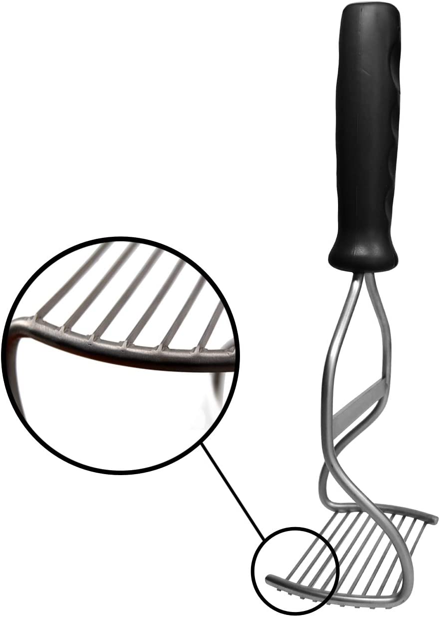 Kitchen Innovations Diamond Series Potato Masher, Black