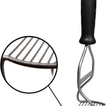 Kitchen Innovations Diamond Series Potato Masher, Black