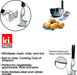 Kitchen Innovations Diamond Series Potato Masher, Black