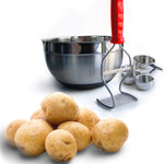 Kitchen Innovations Diamond Series Potato Masher, Red