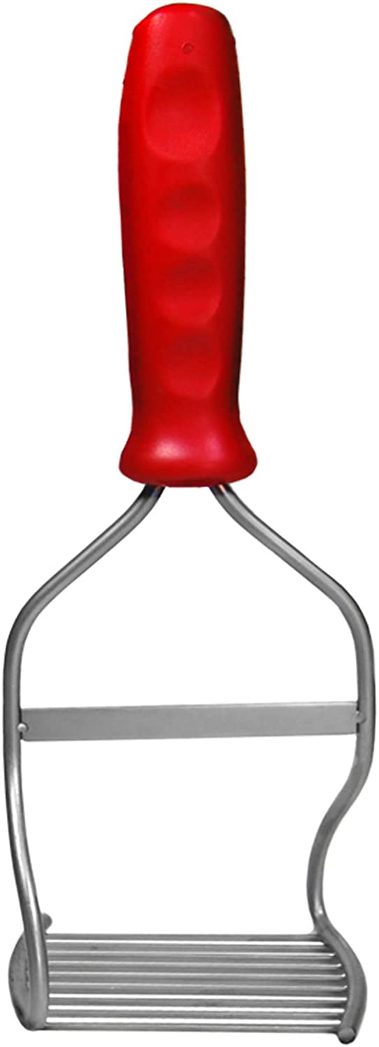 Kitchen Innovations Diamond Series Potato Masher, Red