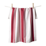 KAF Home Centerband Oversized Kitchen Towel, 100% Cotton, Cherry