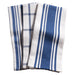 KAF Home Centerband/Basketweave/Windowpane Kitchen Towels, Set of 3, Blue