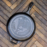 Lodge Cast Iron 10.25" Skillet with American Flag Design