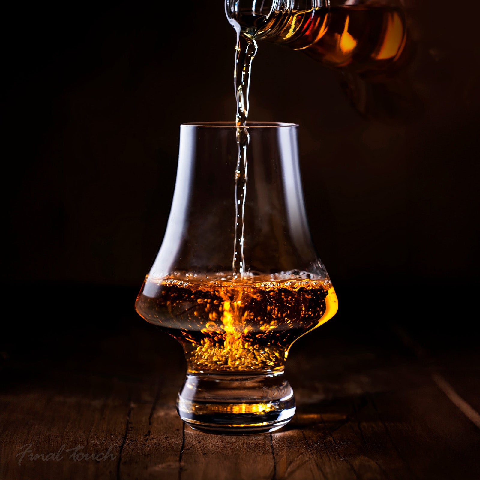 Final Touch Whiskey Tasting Glasses - Set of 2