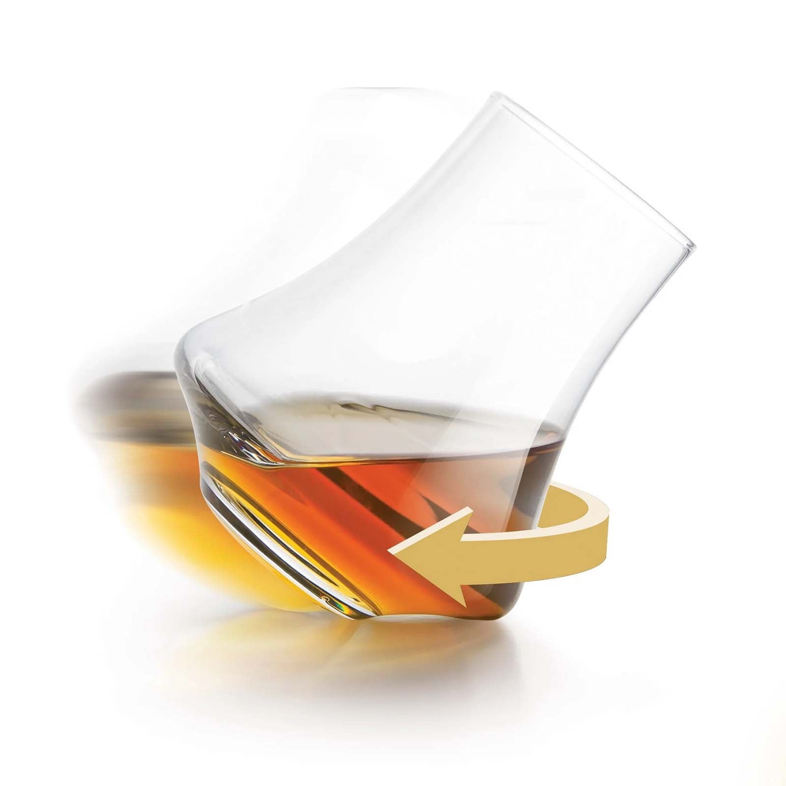 Final Touch Revolve Spirits Tasting Glass, 2-Ounce, Set of 2
