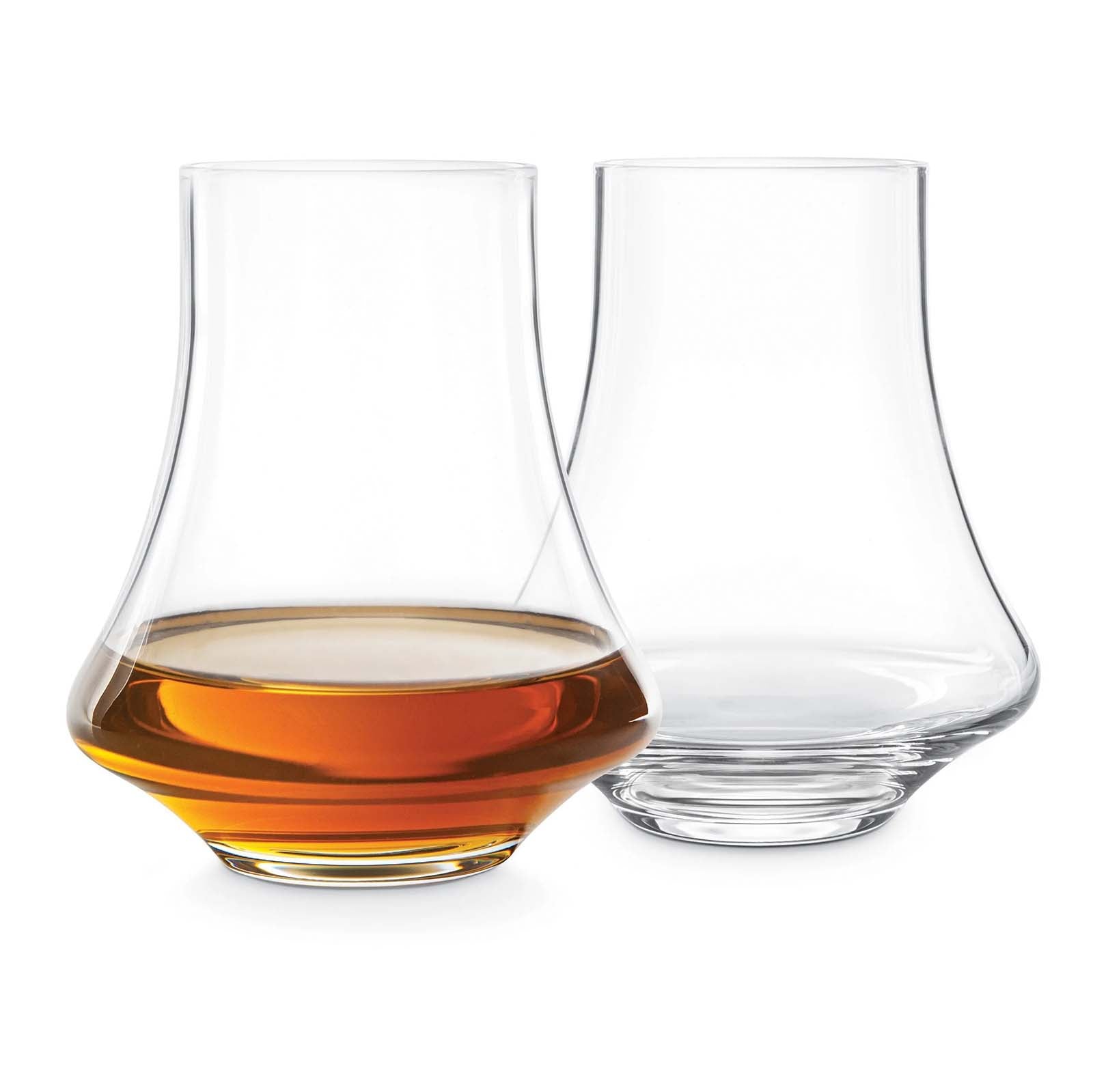Final Touch Revolve Spirits Tasting Glass, 2-Ounce, Set of 2