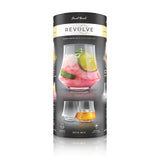 Final Touch Revolve - Revolving DOF Glass – Set of 2 – 13.5 oz (400ml)