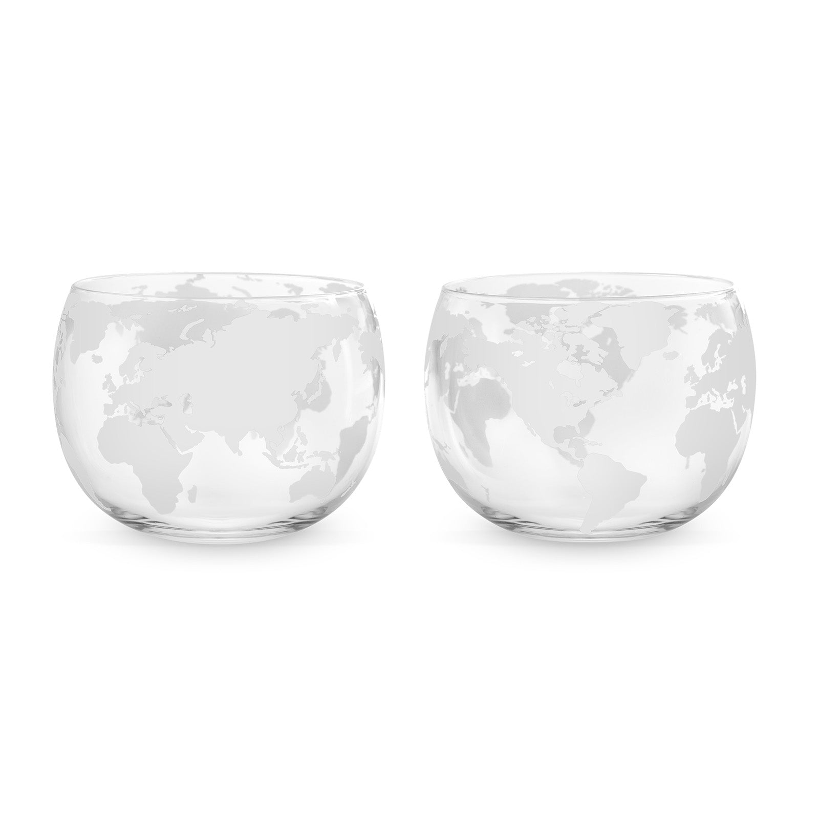 Final Touch Revolve Globe Glass - Set of 2
