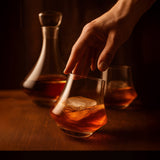 Final Touch Revolve Decanter Set with 2 Revolve DOF Glasses