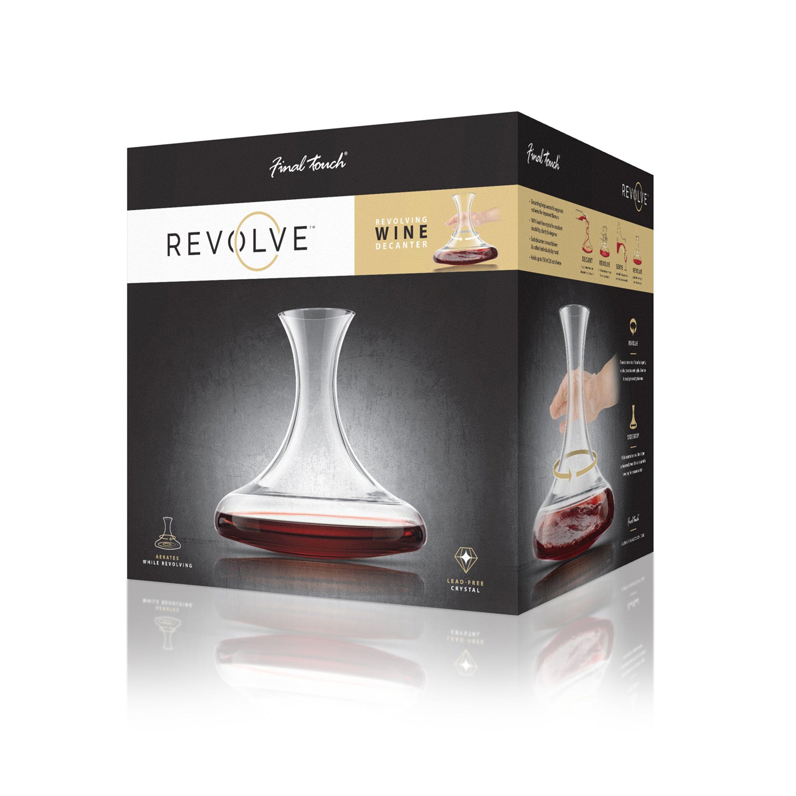 Final Touch Revolve Revolving Wine Decanter