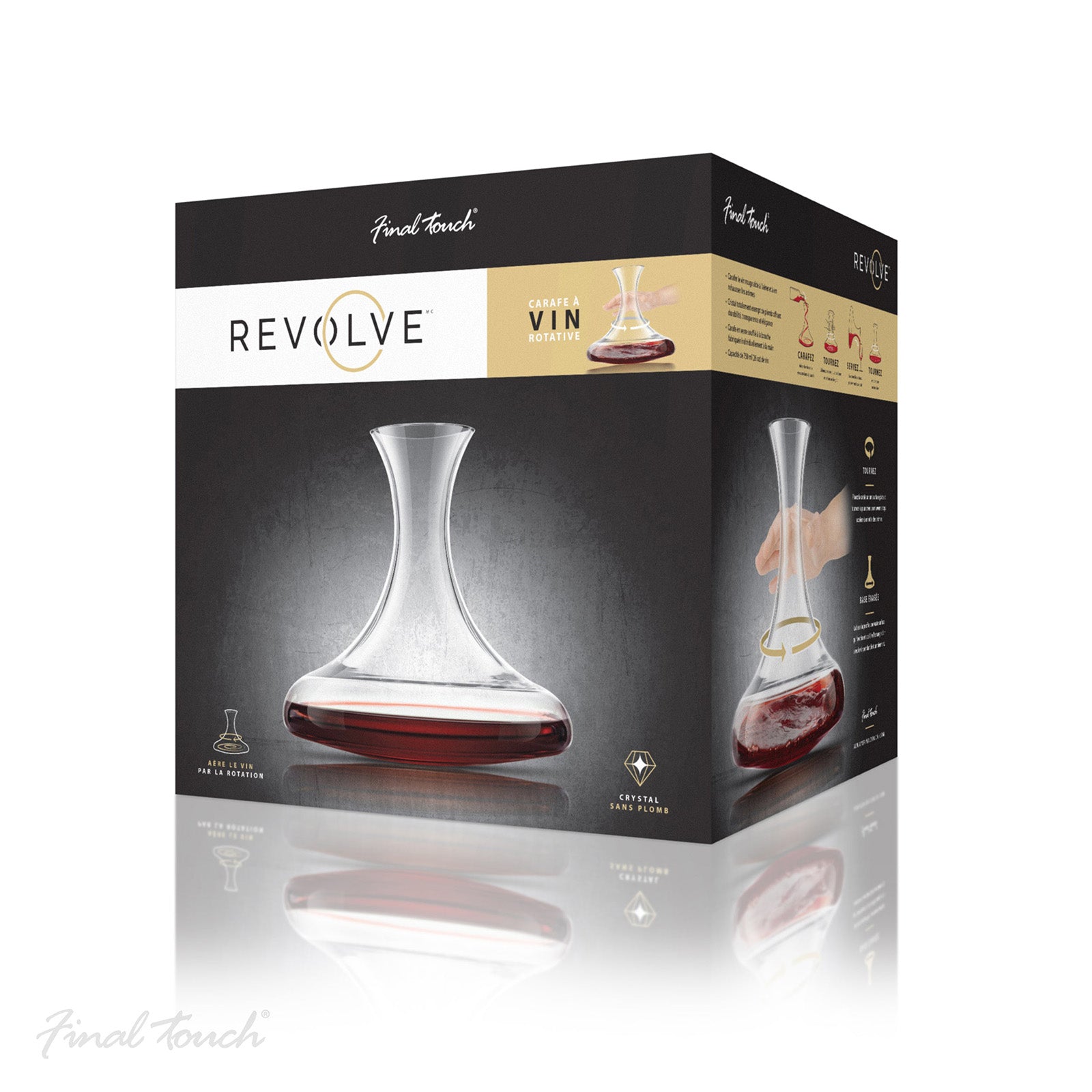 Final Touch Revolve Revolving Wine Decanter
