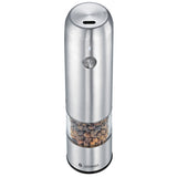 Zassenhaus Koln Rechargeable Salt or Pepper Mill, 5.5" H x 1.5", Chrome