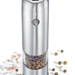 Zassenhaus Koln Rechargeable Salt or Pepper Mill, 5.5" H x 1.5", Chrome
