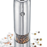 Zassenhaus Koln Rechargeable Salt or Pepper Mill, 5.5" H x 1.5", Chrome
