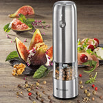 Zassenhaus Koln Rechargeable Salt or Pepper Mill, 5.5" H x 1.5", Chrome