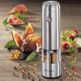 Zassenhaus Koln Rechargeable Salt or Pepper Mill, 5.5" H x 1.5", Chrome