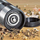 Zassenhaus Koln Rechargeable Salt or Pepper Mill, 5.5" H x 1.5", Chrome