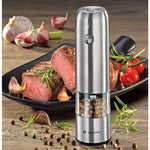 Zassenhaus Koln Rechargeable Salt or Pepper Mill, 5.5" H x 1.5", Chrome