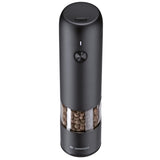 Zassenhaus Koln Rechargeable Salt or Pepper Mill, 5.5" H x 1.5", Black