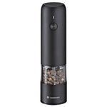 Zassenhaus Koln Rechargeable Salt or Pepper Mill, 5.5" H x 1.5", Black