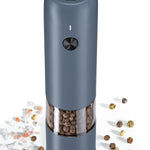 Zassenhaus Koln Rechargeable Salt or Pepper Mill, 5.5" H x 1.5", Blue