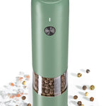 Zassenhaus Koln Rechargeable Salt or Pepper Mill, 5.5" H x 1.5", Green