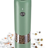 Zassenhaus Koln Rechargeable Salt or Pepper Mill, 5.5" H x 1.5", Green