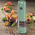 Zassenhaus Koln Rechargeable Salt or Pepper Mill, 5.5" H x 1.5", Green