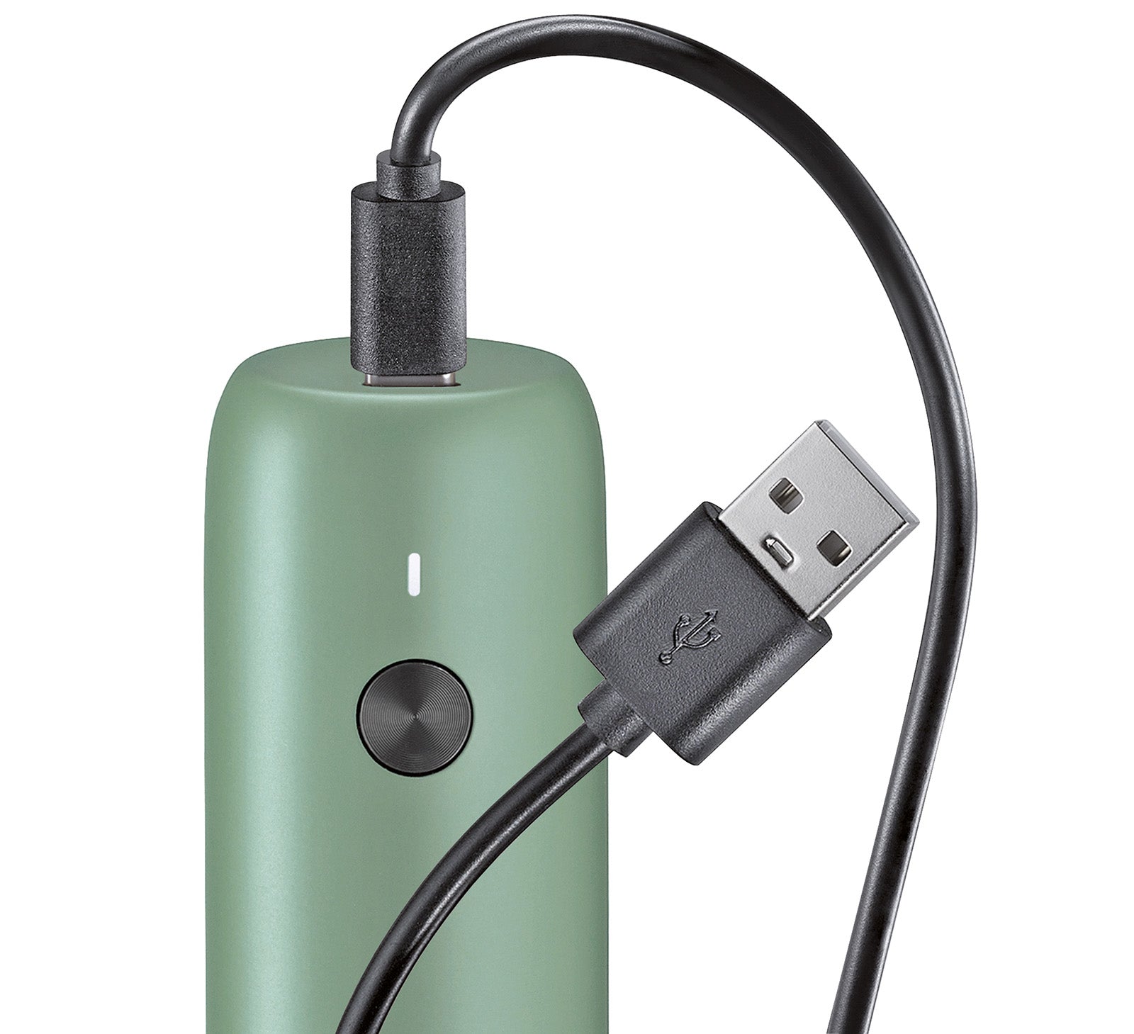 Zassenhaus Koln Rechargeable Salt or Pepper Mill, 5.5" H x 1.5", Green