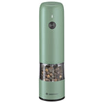 Zassenhaus Koln Rechargeable Salt or Pepper Mill, 5.5" H x 1.5", Green
