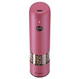Zassenhaus Koln Rechargeable Salt or Pepper Mill, 5.5" H x 1.5", Pink