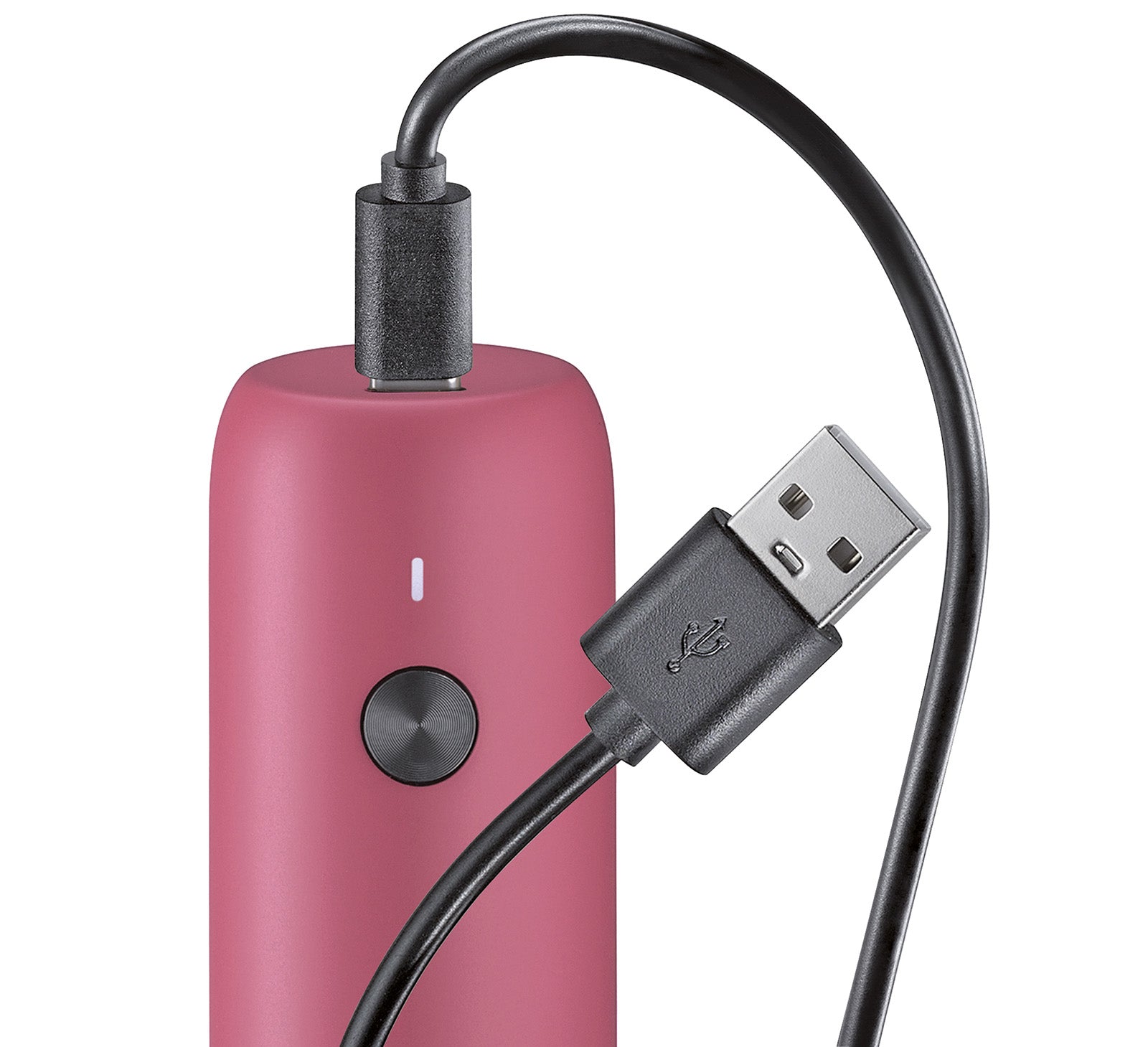 Zassenhaus Koln Rechargeable Salt or Pepper Mill, 5.5" H x 1.5", Pink