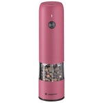 Zassenhaus Koln Rechargeable Salt or Pepper Mill, 5.5" H x 1.5", Pink