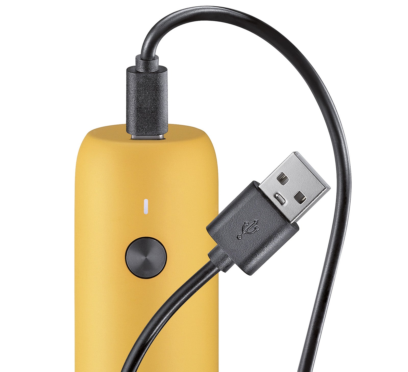 Zassenhaus Koln Rechargeable Salt or Pepper Mill, 5.5" H x 1.5", Yellow