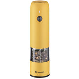 Zassenhaus Koln Rechargeable Salt or Pepper Mill, 5.5" H x 1.5", Yellow