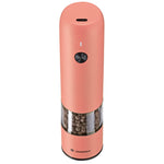 Zassenhaus Koln Rechargeable Salt or Pepper Mill, 5.5" H x 1.5", Coral